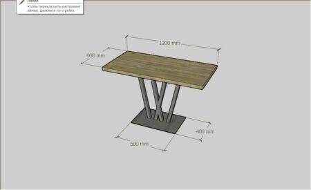 Стол Лофт обеденный LOFT TABLE ST-05 | Easyloft