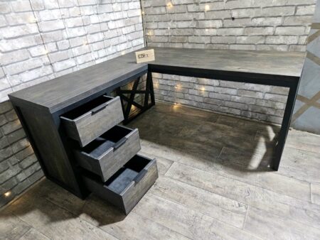 Угловой письменный стол лофт LOFT TABLE L-81 | Easyloft