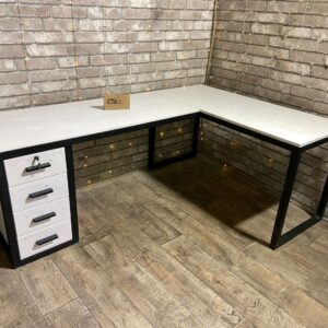 Угловой письменный стол лофт LOFT TABLE L-82 | Easyloft