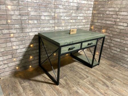 Письменный стол лофт зеленый LOFT TABLE L-80 | Easyloft