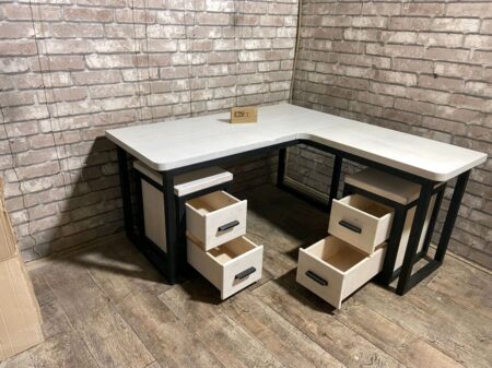 Угловой Письменный стол лофт LOFT TABLE L-87 | Easyloft