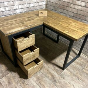 Угловой Письменный стол в стиле лофт LOFT TABLE L-96 | Easyloft